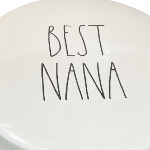 NEW! Rae Dunn BEST NANA Round Ceramic Box with Lid 💐 - Picture 2 of 6